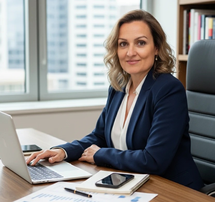 Deborah Hug in a Professional Setting